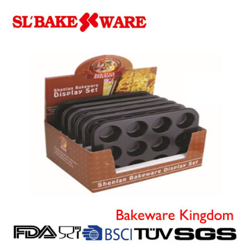 12 Cup Muffin Pan Display Box Carbon Steel Nonstick Bakeware (SL BAKEWARE)