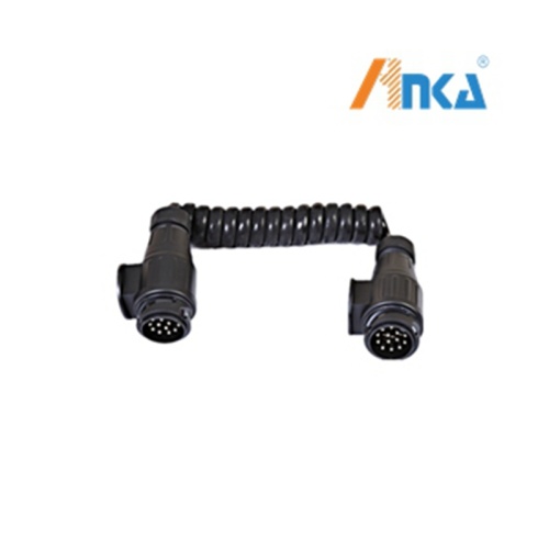 Trailer Adapter Plug 12V 13P trailer extension spring coil Supplier