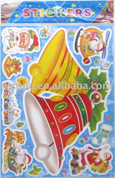 wall decoration,window sticker,decoration sticker,x-mas sticker