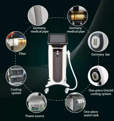 Diode laser permanent hair removal laser skin rejuvenation 808 diode laser hair removal beauty equipment