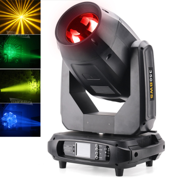 Professional Marslite 350W/380W 17R 3in1 Moving Head Light with Beam, Wash, and Spot Functionality for Stage and Event Lighting