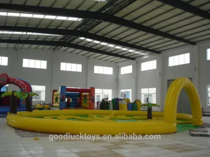 desktop sport game /inflatable golf field