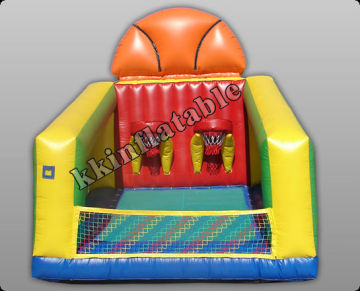 inflatable ball toss game, inflatable basketball throw sports