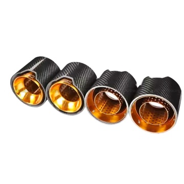 Carbon Fiber Exhaust Tip Muffler Tip - Glossy Black Fit for BMW M3 G80 & M4 G82 G83 2021+