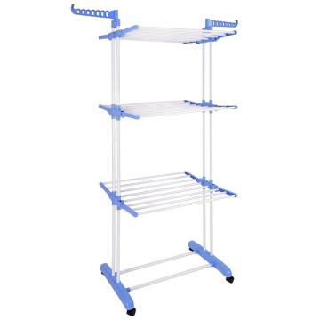 Factory Direct Metal Three-Layer Freestanding Towel Drying Rack