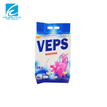 Custom Printed Plastic Side Gusset Laminated Packaging Bags for Detergent and Wash Powder