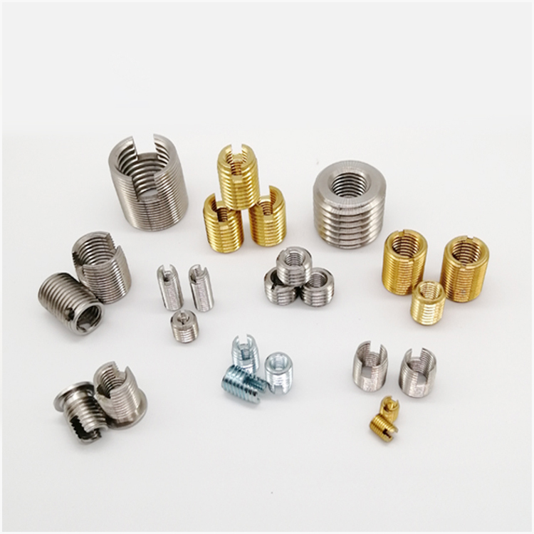 Self-Cutting Threaded Inserts 302 303 Carbon Steel Fasteners M5 Thread Size Zinc Plated Model M6 Metric System Packaged Carton