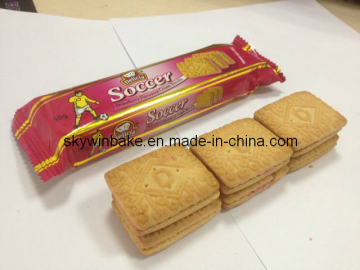 One Row (2+1) Biscuit Strawberry Cream Biscit Machineconnected Packaging Machine