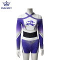 Sublimation long sleeve cheer uniforms