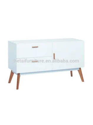 Modern white sideboard, MDF sideboard cabinet, modern living room cabinet
