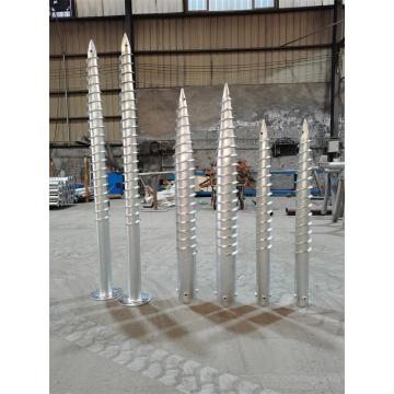 Solar Ground Screw Pile Helix Ground Anchor Screw