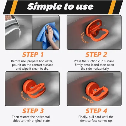 Car Dent Puller: Suction Cup Dent Removal Repair Kit