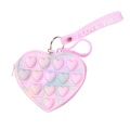 Piccoli giocattoli a pendente Popup Bubble Sensory Fidget Keychain