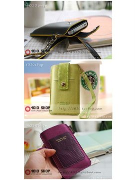 Fashionable and Colorful Leather Mobile Phone cases with sika