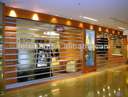 Transparent roller shutter door , Polycarbonate roller door, Crystal roller shutter door