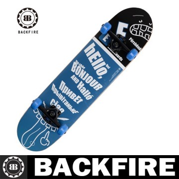 Backfire wholesale complete skateboard, 100% Canadian maple board