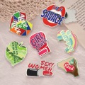Hard Enamel Pin Novelty Gift Durable and Eye-Catching Carton Design