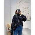 Джемпер-джемпер свободного кроя в стиле ретро, ​​женский свитер
