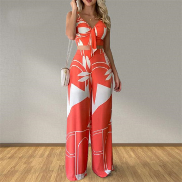 2024 Sommer Frauen Personalisiertes Temperament Straight Hosen: Sexy Mode Casual Set