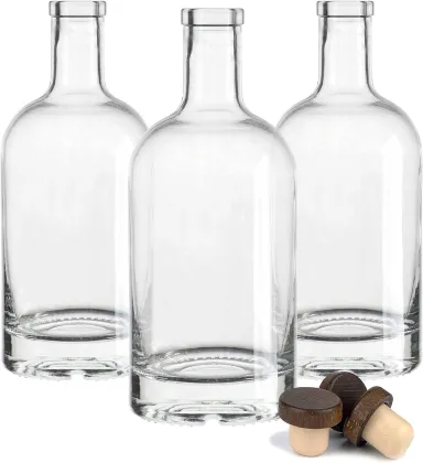 Antique Green Wine Bottles - Custom Design 750ml & 1000ml Hennessy Bottles