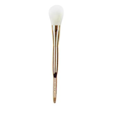 Synthetic Aluminum Ferrule Plated Plastic Handle Blush Brush