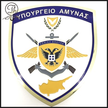 Gold Military metal coin with enamel finish