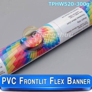 New Type PVC Backlit Flex Banner Glossy 300 gsm Vinyl Banner Custom Printing //TPHW520-300g