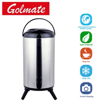Single faucet Stainless steel foam isolation vacuum water jar 12L, 14L