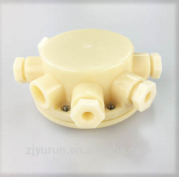 Plastic underwater IP65 junction box for LED lights