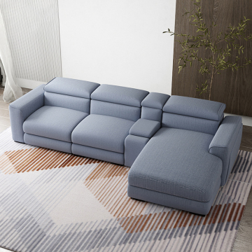 Multi Colors Dostępna sofa narożna tkaniny z fotela