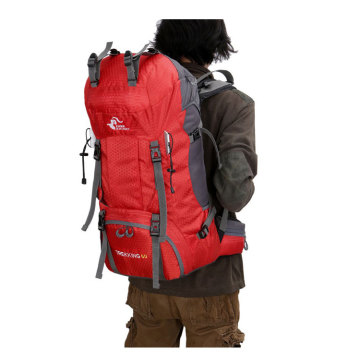 Kapasitas besar waterproof ransel 60L dengan penutup hujan