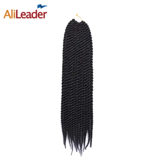 AliLeader High Quality 22 Inches Long Synthetic Bulk Senegalese Twist Crochet Braid For Hair Extension