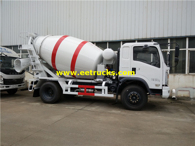 3ton Used Concrete Mixing Trucks