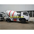 3ton 4x2 Used Concrete Mixing Trucks