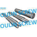 55/113 Double Conical Screw and Barrel for PVC Extrusion