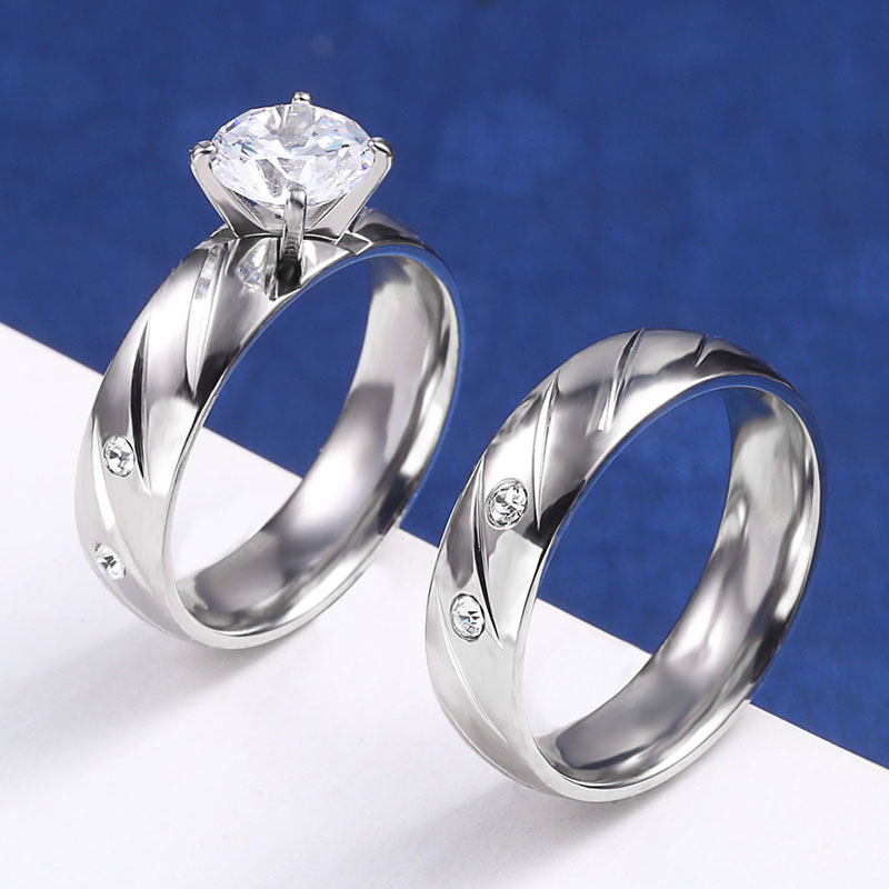 Engagement And Wedding Ring Set