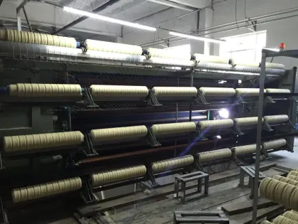 Alpaca wool blended yarn for using knitting