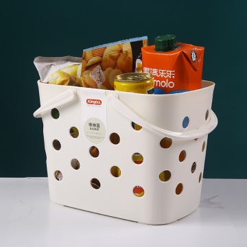 Plastic Portable Shower Caddy Tote with Handle