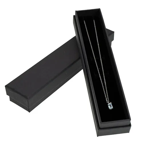 Necklace Jewelry Long Cardboard Rectangular Boxes