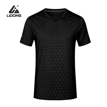 Latest Design Custom Quick Dry Black T-shirt