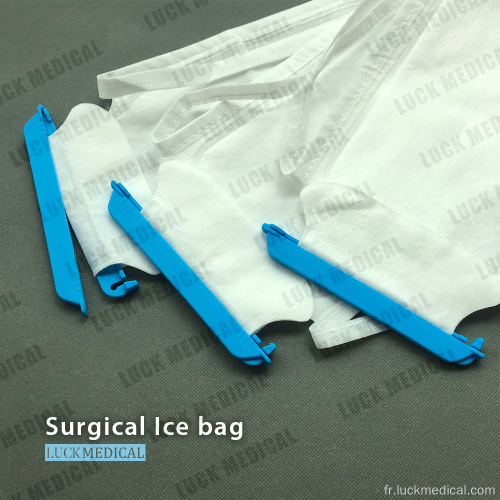 Sac à glace étanche à eau verrouillable