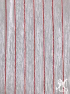 White Stripe Crepe Fabric Knit