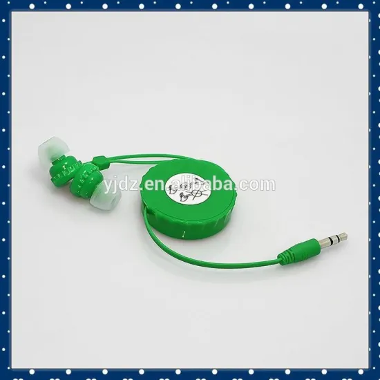 Hot new products for 2015 retractable bulk earbuds with clear & powerful sound