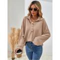 Women's Casual Lantern Long Sleeve Sweaters