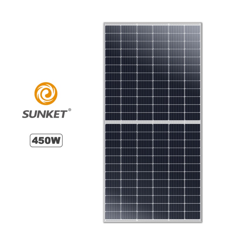 Panel słoneczny 450 W 144 ogniwa 9BB w porównaniu z JA