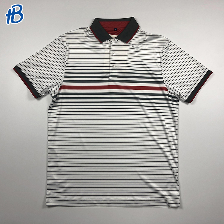 custom breathable golf polo shirt for men