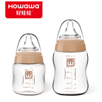 Botol Keperawatan Wide Neck Glass Feeding Bottle