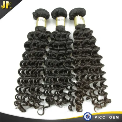 Tangle Free Unprocessed Deep Wave Virgin Human Hair Kuala Lumpur Hair