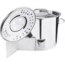 Potador de vapor de tamale inoxidable 52QT