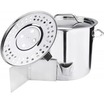 Potador de vapor de tamale inoxidable 52QT